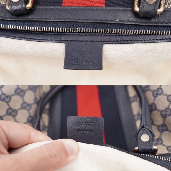 ❌️❌️SOLD❌️❌️X31❤️ Gucci GG Canvas Vintage Web Convertible Tote bag - Picture 8 of 16